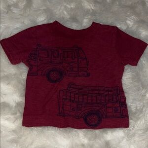 Jumping Beans Red Fire Truck Tee